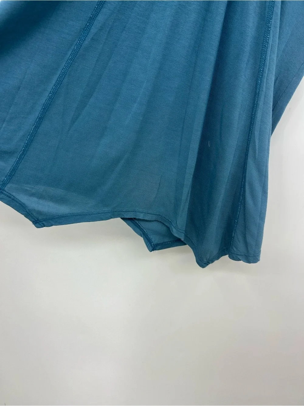 Johnny Was Women’s Calme Top Teal V Neck Casual Stretch Short Sleeve Size M‎
